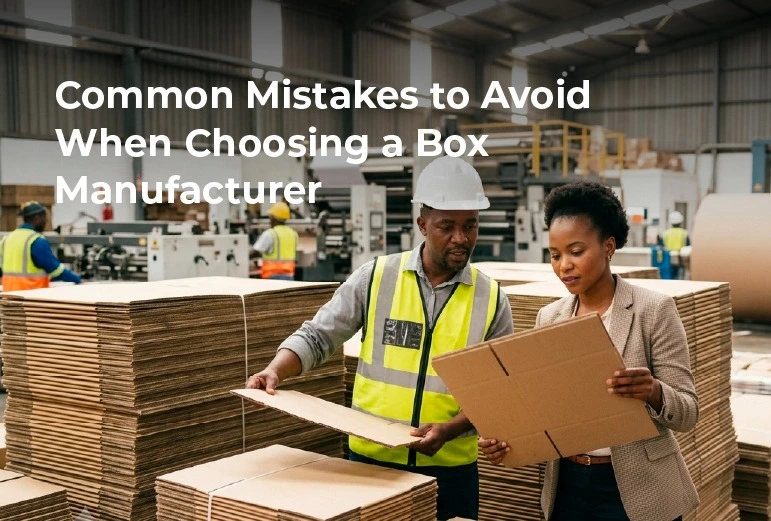 Common Mistakes to Avoid When Choosing a Box Manufacturer