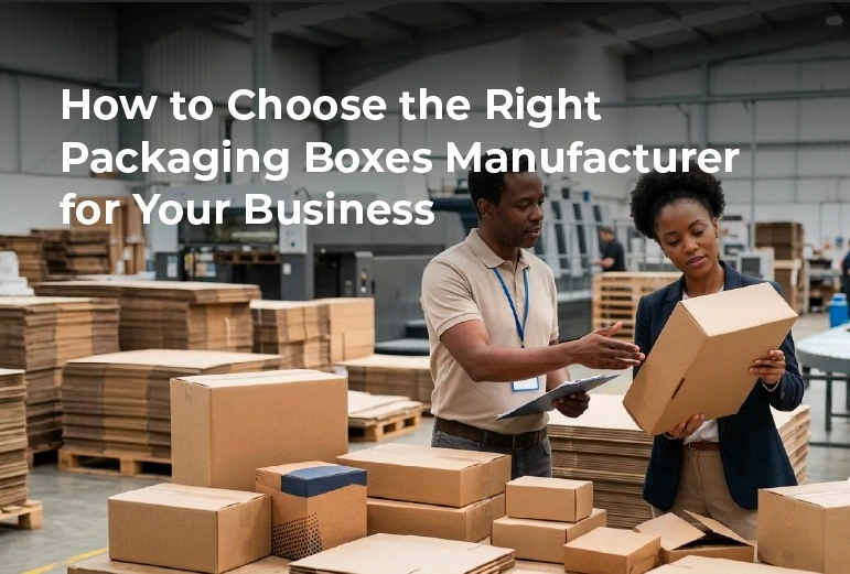How to Choose the Right Packaging Boxes Manufacturer for Your Business