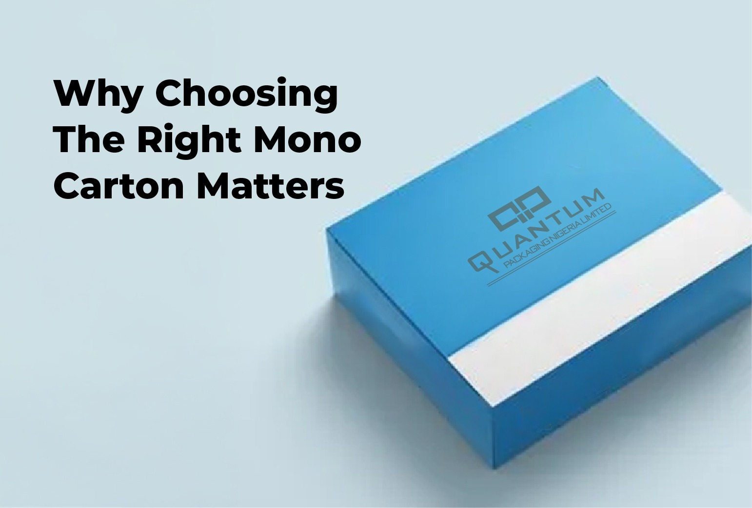 Mono Carton Box Manufacturer in Lagos
