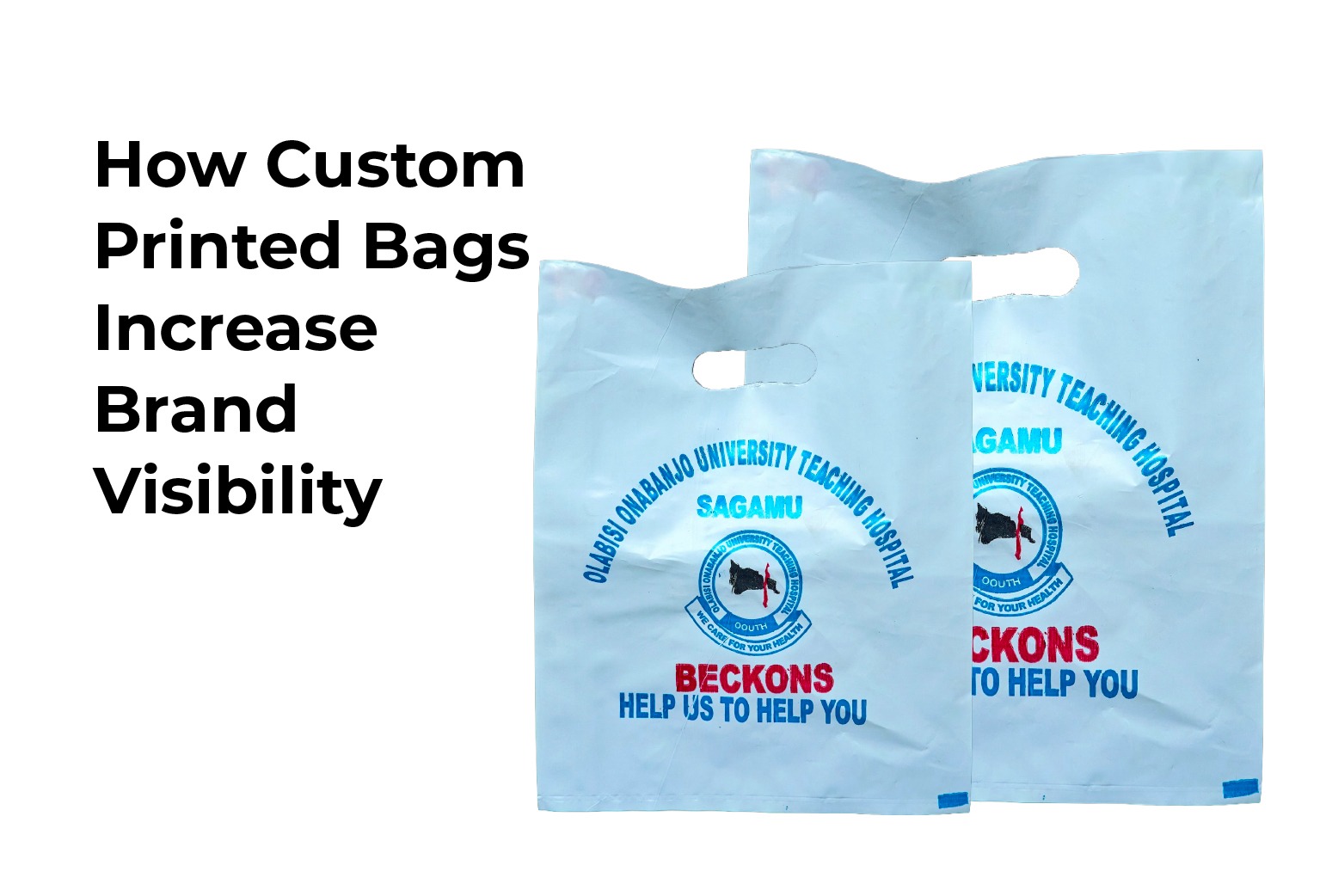 How custom printed bags increase brand visibility