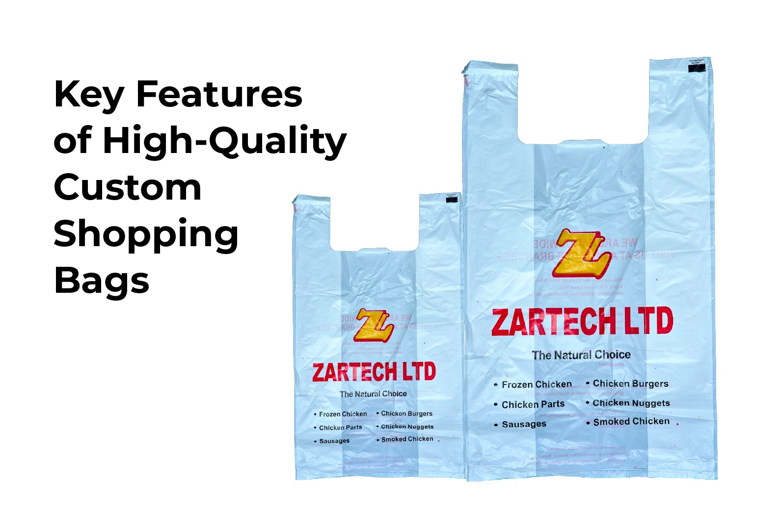 Key features of high-quality custom shopping bags